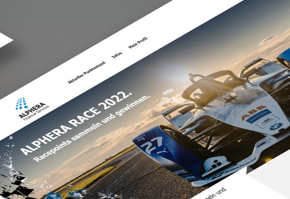 Alphera Race Webseite