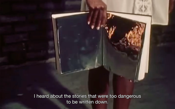 
        Foto der Abschlussarbeit »If We Were Vampires: The Figure of the Vampire as a Metaphor for Black Untimeliness« von Joëlle Antonie  Gbeassor. Semester: Sommer 2025. Abteilung: Cross-Disciplinary Strategies. Werksangabe: If We Were Vampires; Video, approx. 7 min, 2025; Voice Over: Moubarak Djibril; Fotos: Joëlle Antonie Gbeassor. Universität für angewandte Kunst Wien.
      