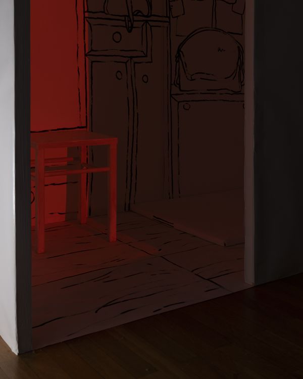 
        Foto der Abschlussarbeit »My Paper Home« von Anastasiia Chernenko. Semester: Sommer 2026. Abteilung: Kommunikationsdesign. Werksangabe: Immersive spatial installation with audiovisual elements
Bilder/images: © die Angewandte, 2026, Daniela Trost, CC-BY-NC-ND-4.0. Universität für angewandte Kunst Wien.
      