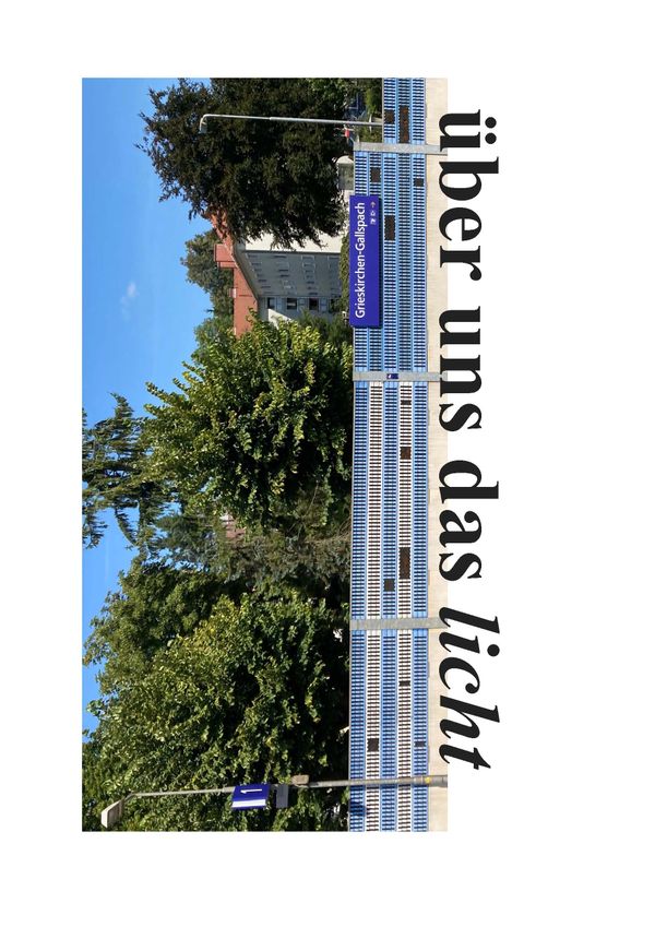 Foto der Abschlussarbeit »ÜBER UNS DAS LICHT« von Stefan Steiner. Semester: Sommer 2023. Abteilung: Sprachkunst. Werksangabe: –. Universität für angewandte Kunst Wien.