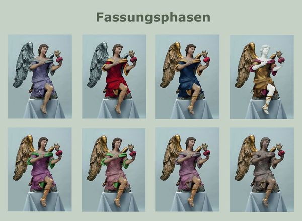 
        Foto der Abschlussarbeit »Wenn Engel die Fassung verlieren. Der Umgang mit mehrfach überfassten Holzskulpturen unbekannter Provenienz: Fassungsuntersuchung, Konservierung und didaktische Vermittlung« von Selina Stern. Semester: Sommer 2026. Abteilung: Konservierung und Restaurierung. Werksangabe: Kooperationspartner: OÖ Landes-Kultur GmbH, Bilder/images: Institut für Konservierung und Restaurierung. Universität für angewandte Kunst Wien.
      