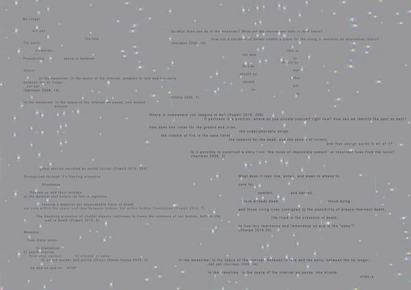 
        Foto der Abschlussarbeit »(Re-)Imagining Time: Time Conceptions in Afrofuturist Positions« von Sarah Naomi Rapatz. Semester: Winter 2025/26. Abteilung: Cross-Disciplinary Strategies. Werksangabe: Sound installation; Image: Sarah Rapatz. Universität für angewandte Kunst Wien.
      