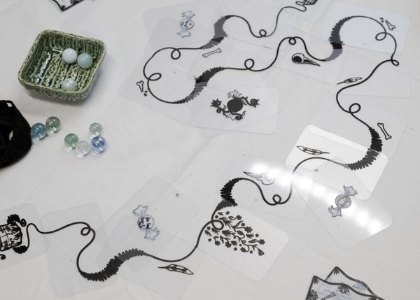 
        Foto der Abschlussarbeit »playing candytrail - consent, vulnerability and interpersonal relations« von Eperke Remetei-Filep. Semester: Sommer 2026. Abteilung: Experimental Game Cultures. Werksangabe: playable Installation 
Bilder/images: © die Angewandte, 2026, Lea Sonderegger, CC-BY-NC-ND-4.0. Universität für angewandte Kunst Wien.
      