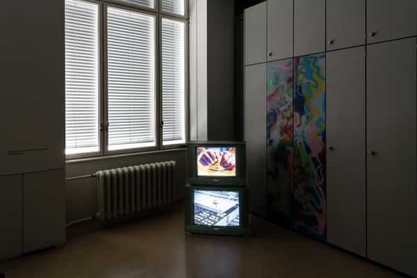 
        Foto der Abschlussarbeit »Through the Lens of Labour: Eine Frage der Ähre« von Moritz Elias Wildburger. Semester: Sommer 2024. Abteilung: Cross-Disciplinary Strategies. Werksangabe: Videoinstallation. Universität für angewandte Kunst Wien.
      