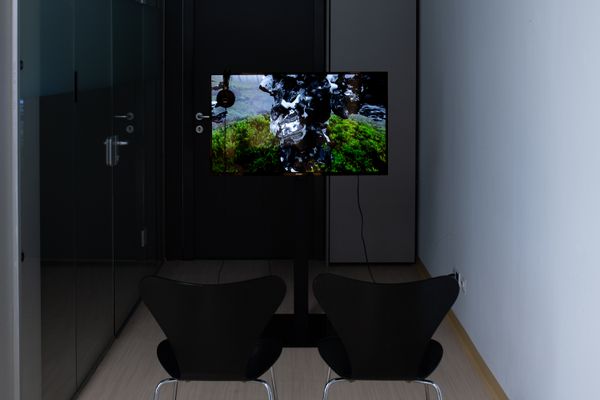 
        Foto der Abschlussarbeit »10.000STEPS. QUANTIFICATION AND MEASUREMENT OF THE SELF AS A PRACTICE OF SELF-OPTIMISATION.« von Sebastian Lang. Semester: Sommer 2023. Abteilung: Cross-Disciplinary Strategies. Werksangabe: Videoinstallation, Forschungspapier. Universität für angewandte Kunst Wien.
      
