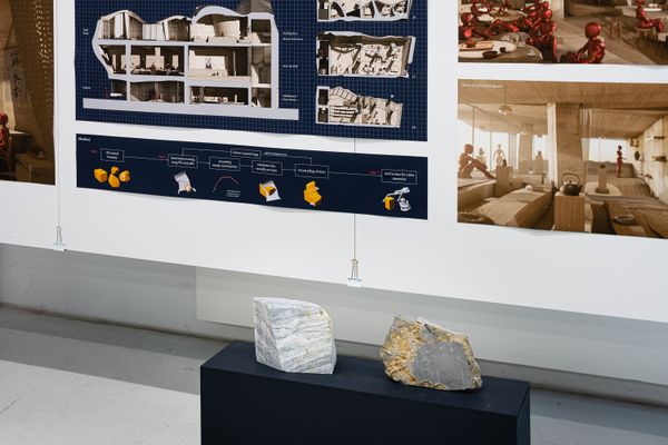 Foto der Abschlussarbeit »Immersive Stereotomy« von Jasmy Chieh-Hsuan Chen. Semester: Sommer 2024. Abteilung: Architekturentwurf 2. Werksangabe: Physical model, VR recording, renderings. Universität für angewandte Kunst Wien.