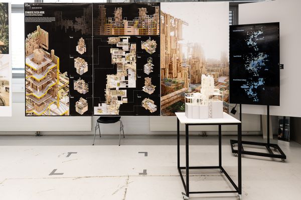 
        Foto der Abschlussarbeit »Symbiotic Patchwork - Formal-Informal Urban Synthesis« von Mohamed Abdelhady Omar. Semester: Sommer 2024. Abteilung: Architekturentwurf 3. Werksangabe: Renderings, animations, models. Universität für angewandte Kunst Wien.
      