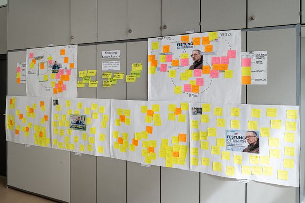 
        Foto der Abschlussarbeit »Situating Lower Austria« von Paul Mair. Semester: Sommer 2023. Abteilung: Cross-Disciplinary Strategies. Werksangabe: Forschungsarbeit, Prozessvisualisierungen. Universität für angewandte Kunst Wien.
      