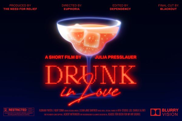 
        Foto der Abschlussarbeit »Drunk in Love« von Julia Anna Preßlauer. Semester: Sommer 2026. Abteilung: Kommunikationsdesign. Werksangabe: Animierter Kurzfilm
Bilder 2,4 /images 2,4: © die Angewandte, 2026, Daniela Trost, CC-BY-NC-ND-4.0
Bilder 1,3 / images 1,3: © Julia Anna Preßlauer, 2026. Universität für angewandte Kunst Wien.
      