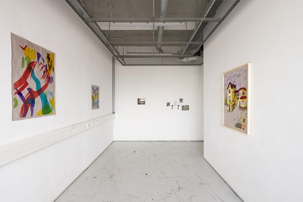 Foto der Abschlussarbeit »fifth home« von Aileen Biebrach. Semester: Sommer 2024. Abteilung: Malerei. Werksangabe: 2024, Collage. Universität für angewandte Kunst Wien.