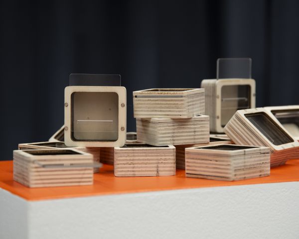 
        Foto der Abschlussarbeit »collect(ive) treasures – a tool for playful inclusion« von Mia Tešić. Semester: Sommer 2026. Abteilung: Design Investigations. Werksangabe: Analoges Spiel, multimediale Installation
Bilder/images: © die Angewandte, 2026, Vincent Forstenlechner, CC-BY-NC-ND-4.0. Universität für angewandte Kunst Wien.
      