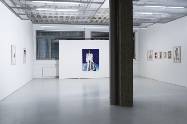 
        Foto der Abschlussarbeit »Glicopicro« von Myrtó Typadis. Semester: Winter 2025/26. Abteilung: Malerei. Werksangabe: Malerei, Bilder: © die Angewandte, 2026, Fotos: Daniela Trost, CC-BY-NC-ND-4.0. Universität für angewandte Kunst Wien.
      