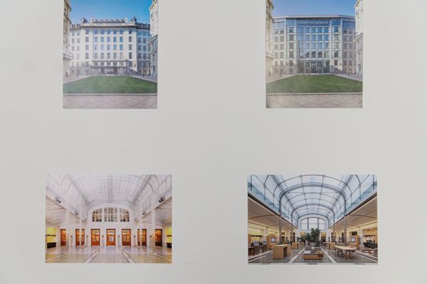 
        Foto der Abschlussarbeit »Speculative Iterations of the Postsparkasse (19th and 21st Centuries)« von Mete Sinan. Semester: Winter 2025/26. Abteilung: Cross-Disciplinary Strategies. Werksangabe: k. A., Bilder: (c) Die Angewandte/Erli Grünzweil CC-BY-NC-ND-4.0. Universität für angewandte Kunst Wien.
      