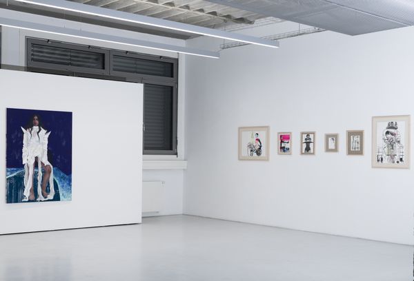 
        Foto der Abschlussarbeit »Glicopicro« von Myrtó Typadis. Semester: Winter 2025/26. Abteilung: Malerei. Werksangabe: Malerei, Bilder: © die Angewandte, 2026, Fotos: Daniela Trost, CC-BY-NC-ND-4.0. Universität für angewandte Kunst Wien.
      