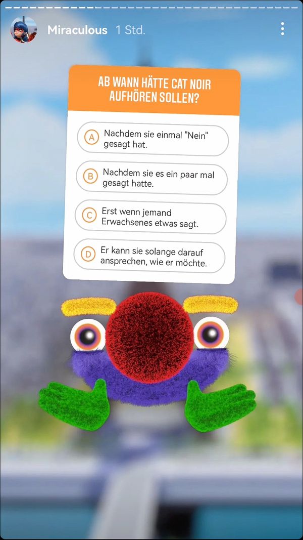 
        Foto der Abschlussarbeit »Really? – Kinderserien im Reality-Check. Stereotype und Repräsentation von marginalisierten Gruppen in Kinderserien« von Noah von Stietencron. Semester: Sommer 2022. Abteilung: Design und narrative Medien. Werksangabe: Online Plattform. Universität für angewandte Kunst Wien.
      