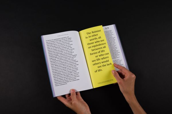 Look inside the AIL-Publication: Ecologies & Politics of the Living. Publication Design: Marie Artaker, © Sophie Pölzl  | Image by © © Sophie Pölzl 