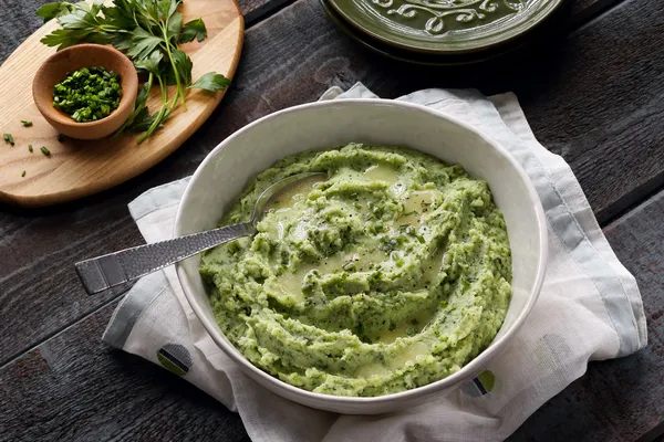 Spring Green Mashed Potatoes