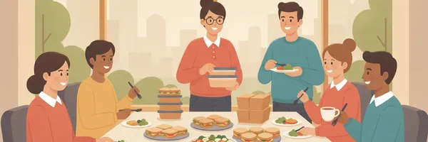 How Much Food to Order for an Office Lunch