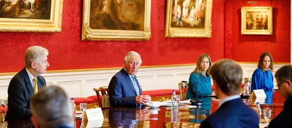 Prince Charles meeting CEOs at G7 Summit