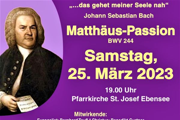 MATTHÄUS PASSION v. Joh. Seb. Bach