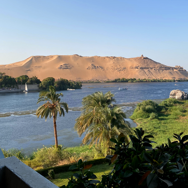 View of Nile River in Egypt
