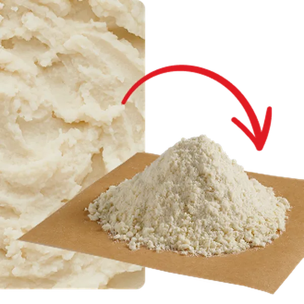 We then simply remove the water and what's left are Fresh-Dried™ potatoes that you can prepare in just minutes.