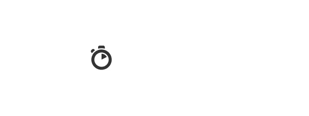 Algolia's logo. Their icon is a clock timer