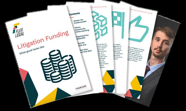 Litigation Funding Report Cover and Inside Pages