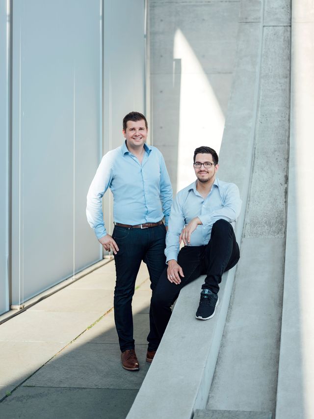 Gründerportrait Startup Berlin zwei Männer Businessfotografie 