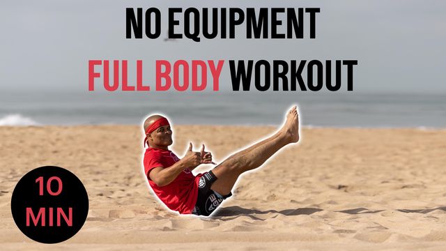 10 Minute Full Body Beach Workout