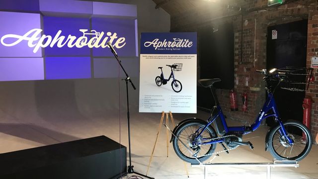 Picture of the Aphrodite bike on Exhibition 