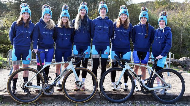 Saint Piran Women's Team on Lapierre bikes