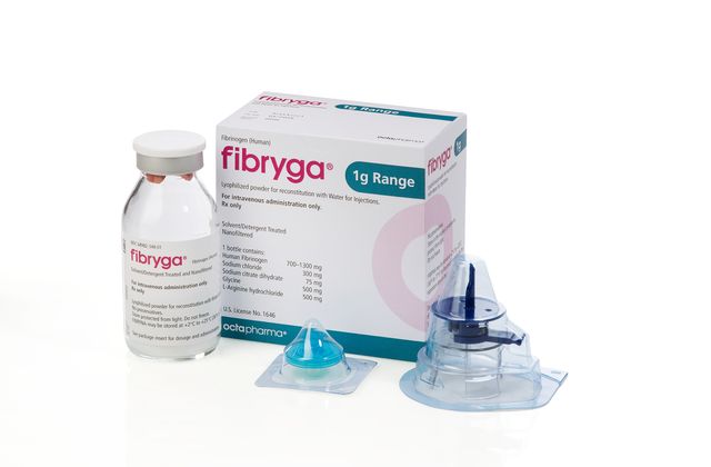 Packshot of fibryga® - Human fibrinogen concentrate