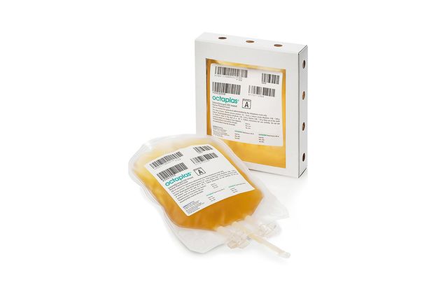Packshot of octaplas® / octaplasLG® - Pharmaceutically licensed plasma