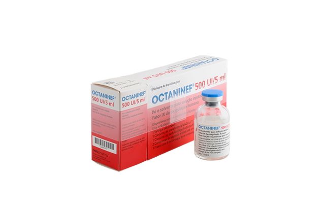 Packshot of octanine®F - High-purity plasma-derived human factor IX concentrate