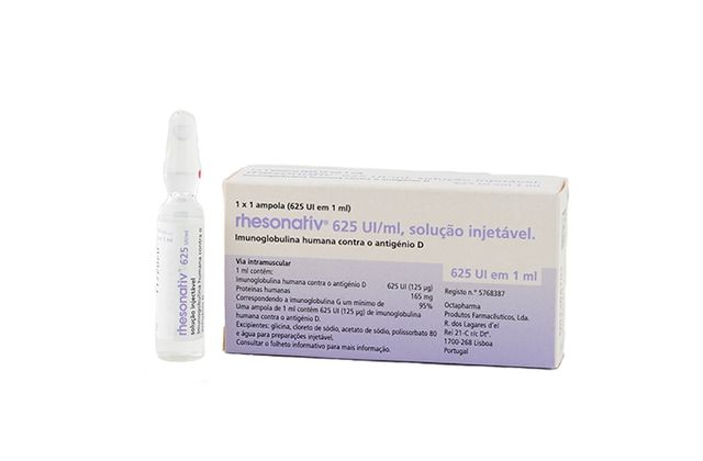 Packshot of rhesonativ® - Anti-D Immunoglobulin