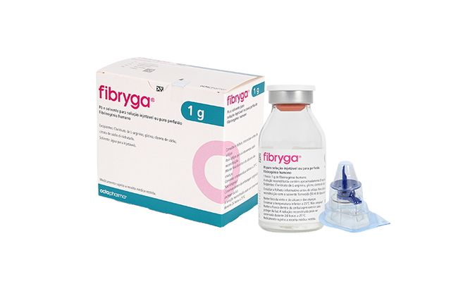 Packshot of fibryga® - Human fibrinogen concentrate