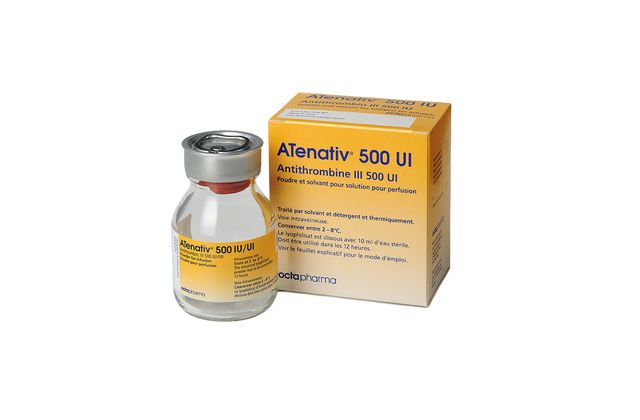 Packshot of atenativ® - Human antithrombin III concentrate