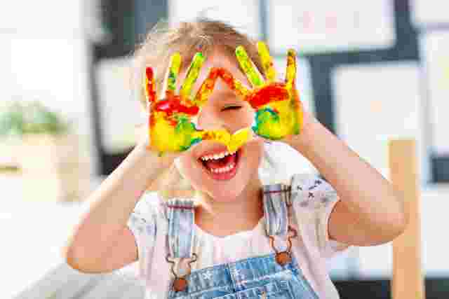 Girl Hand Painting