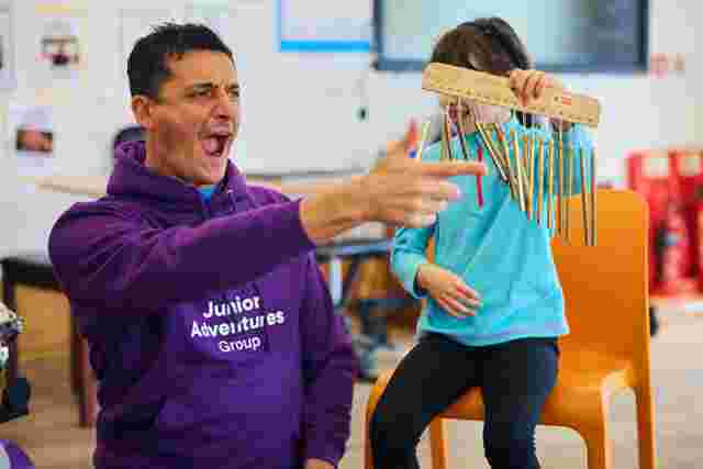 Music session with staff member
