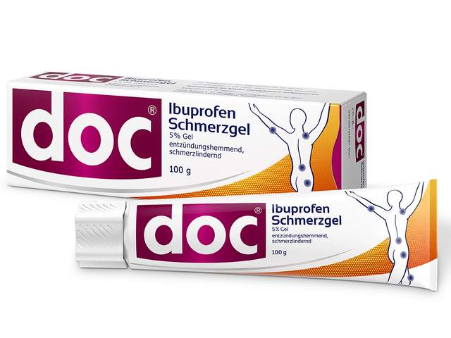 Verpackung doc® Ibuprofen Schmerzgel