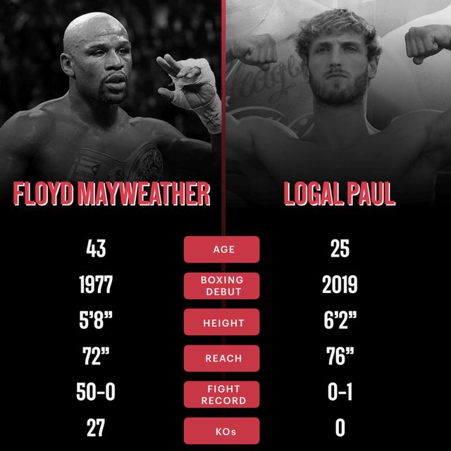 Floyd Mayweather Vs Logan Paul Boxing Exhibition Fight 