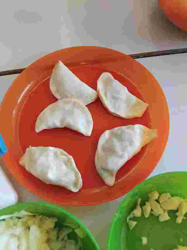 OSHClub St Therese Essendon activity plate of dumplings