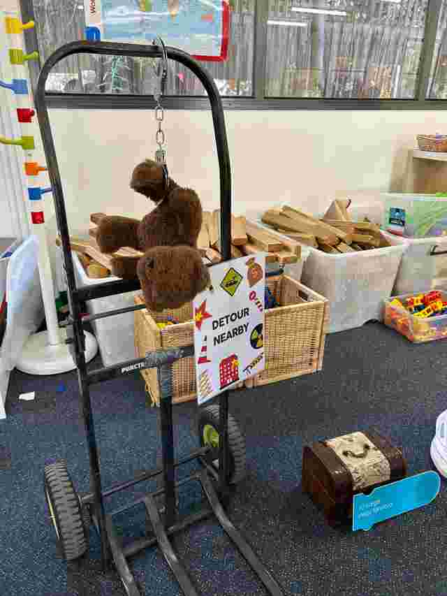 teddy bear locked