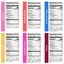 Six Flavor Variety Pack 0.9oz nutritionals