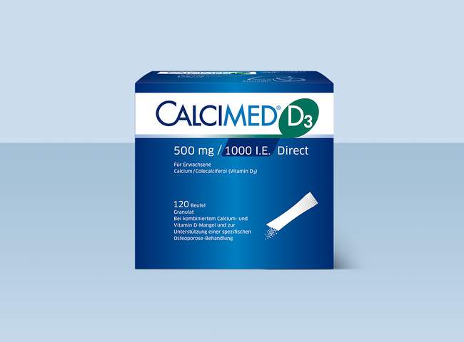 Verpackung Calcimed D3 500mg/1000 120 Direct