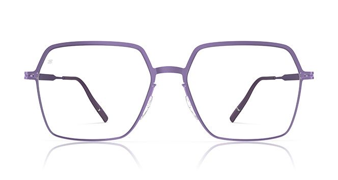 Titanium Reframed in Shape Angular Hexagon