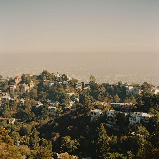 View of Los Angeles hills