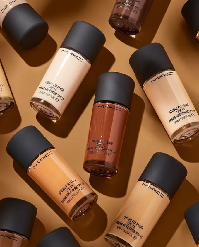 many mac studio foundations in different colors