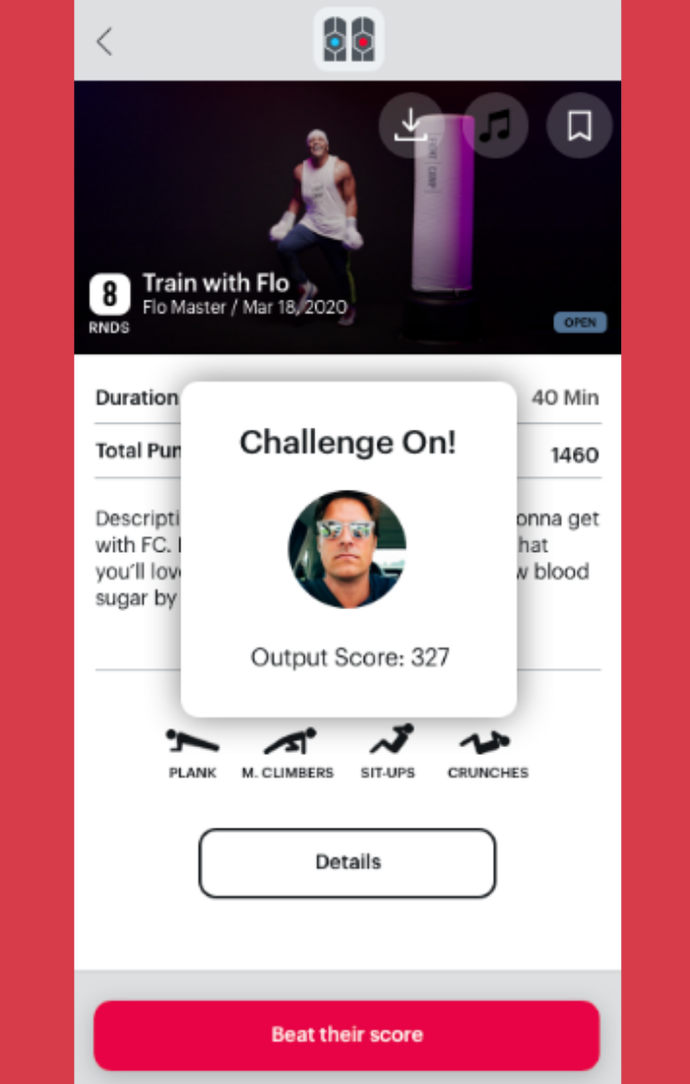 FightCamp App Challenge Versus Mode